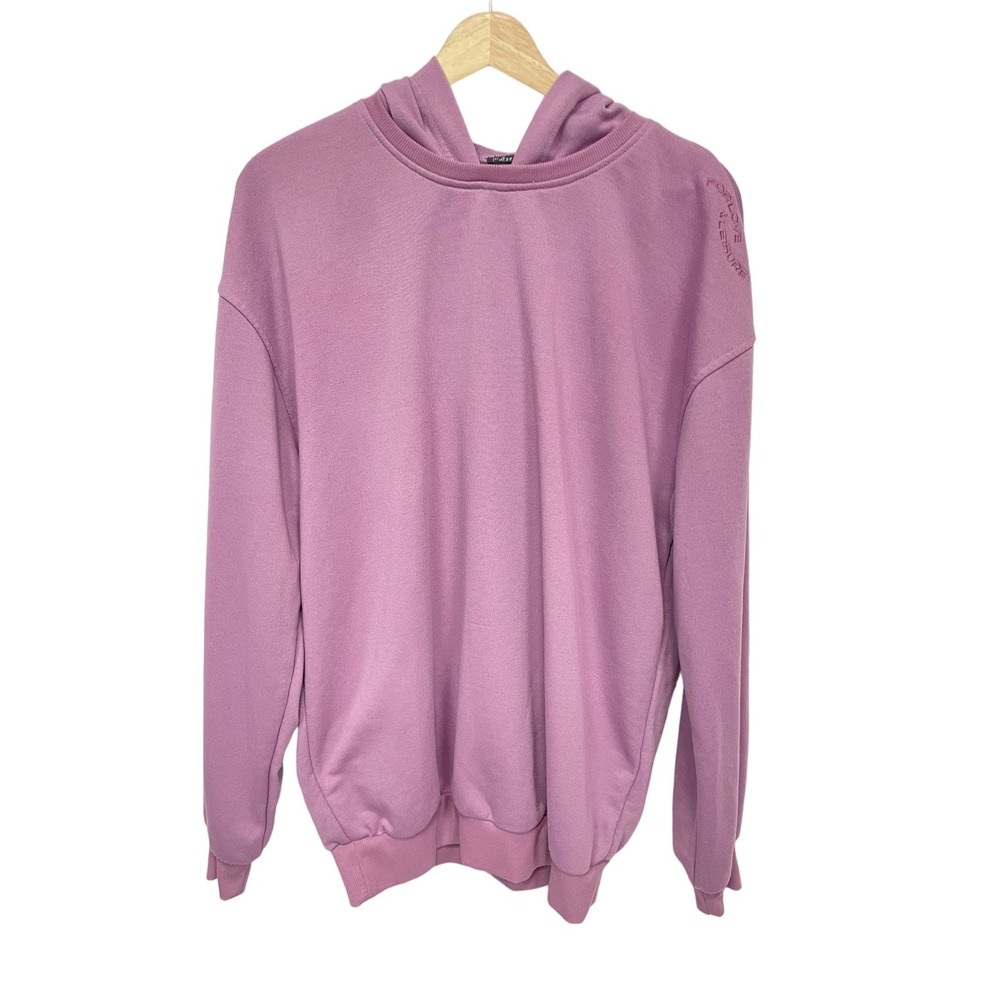 For Love & Lemons Purple‎ Josie Oversized Hoodie Size XS
